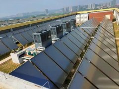 學校空氣能太陽能熱水安裝工程